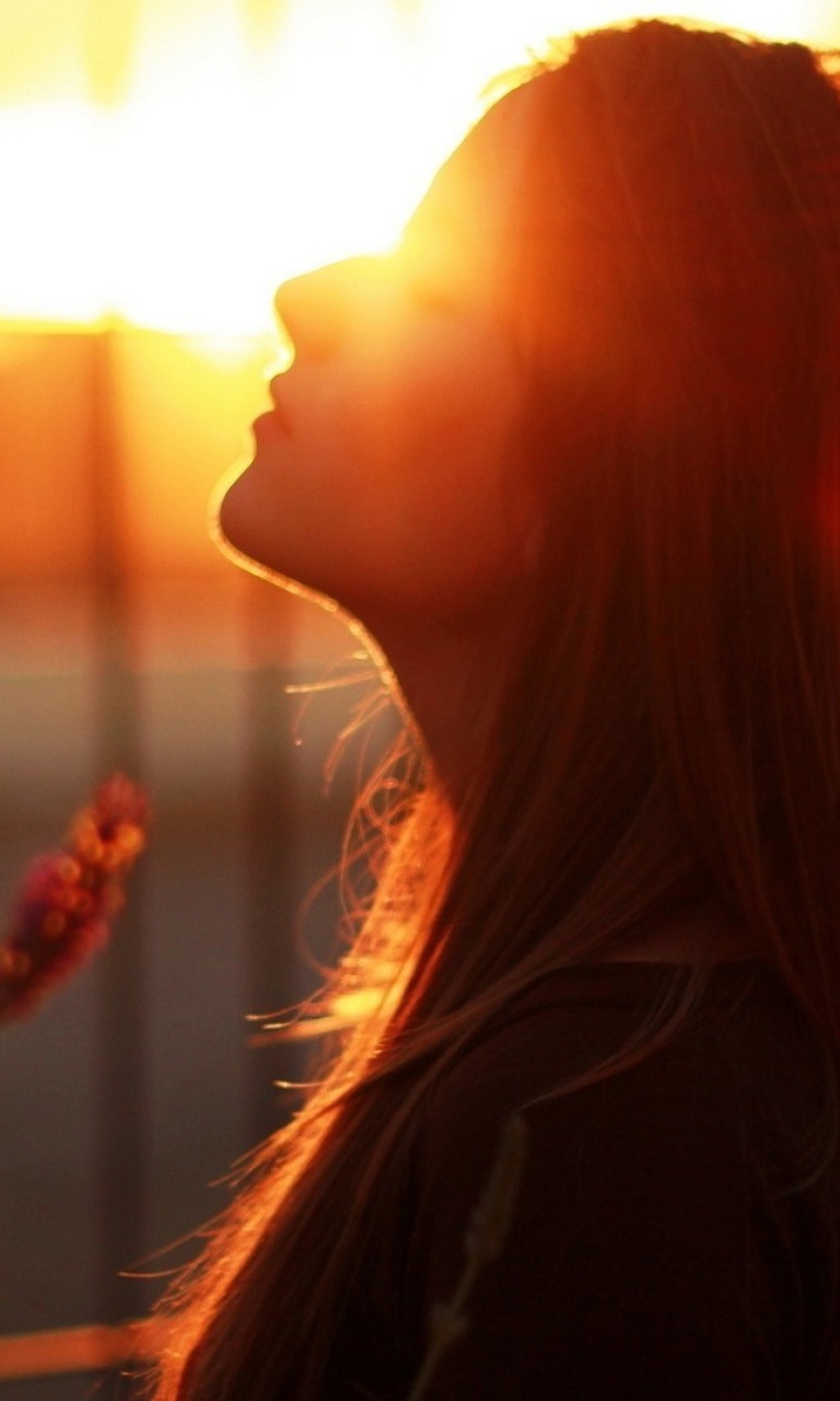 Sfondi Bokeh Girl Portrait 768x1280