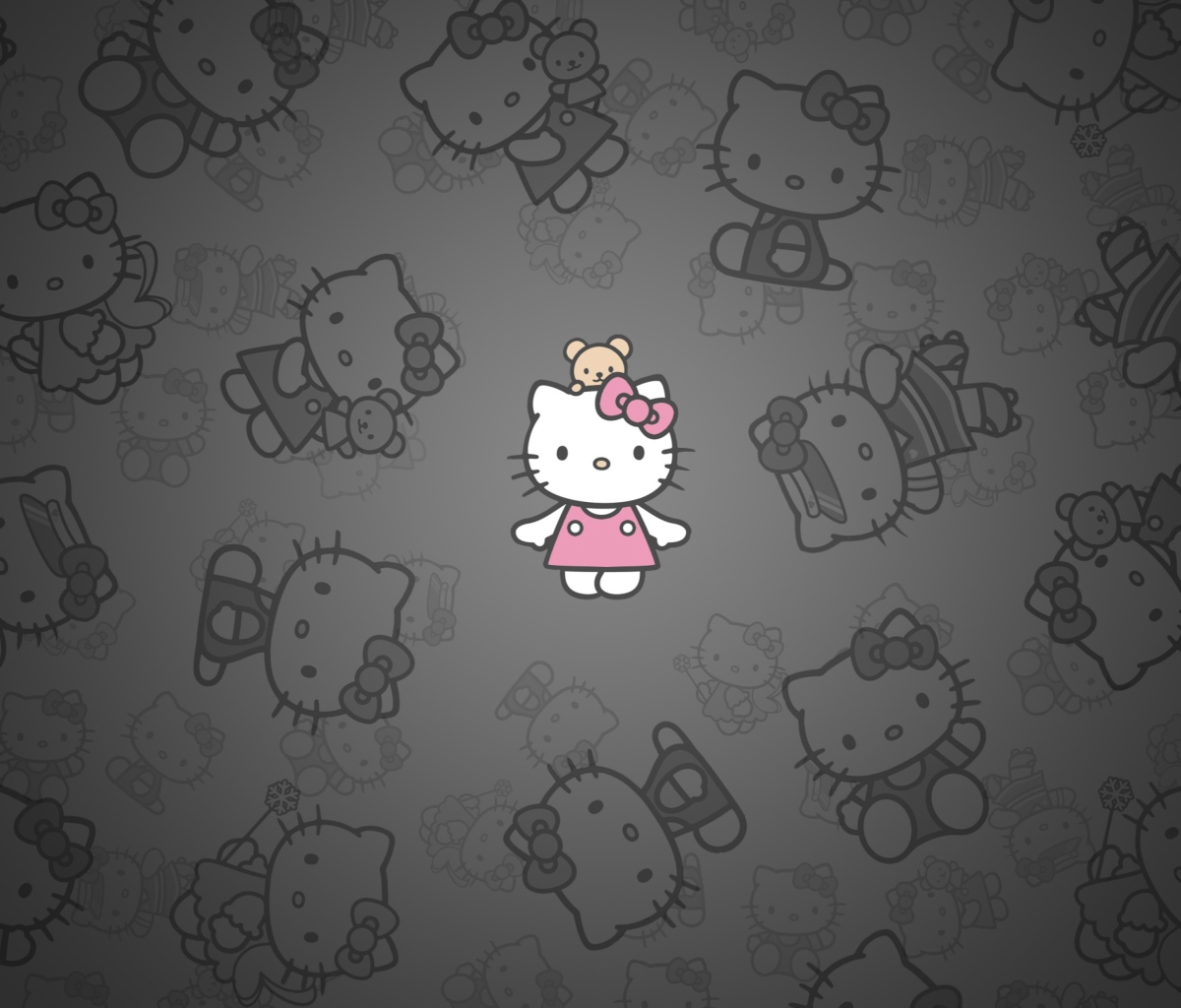 Das Hello Kitty Wallpaper 1200x1024