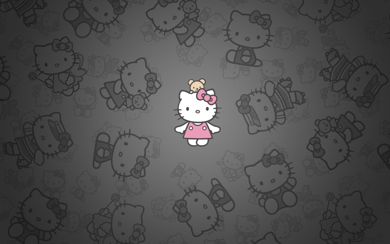 Das Hello Kitty Wallpaper 1280x800