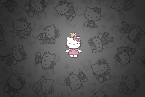 Hello Kitty wallpaper 480x320