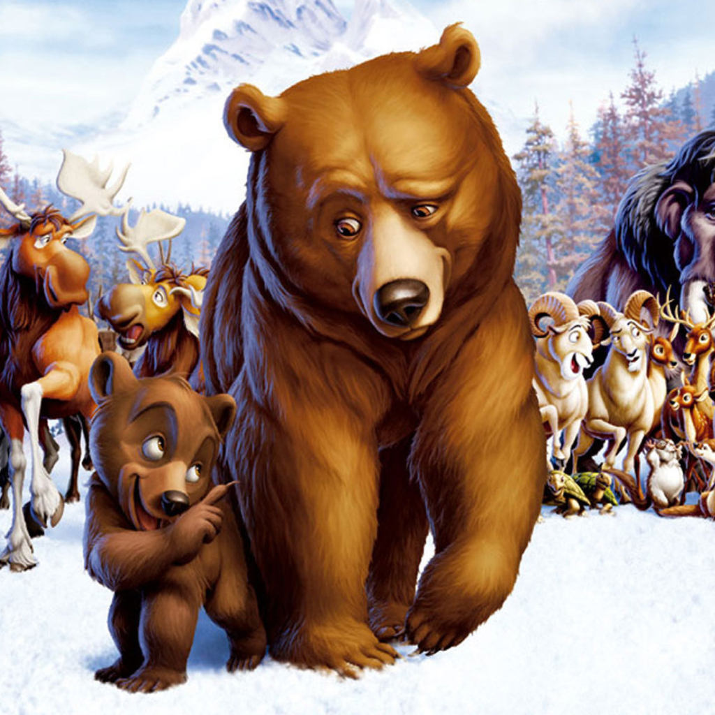 Das Brother Bear Cartoon Wallpaper 1024x1024