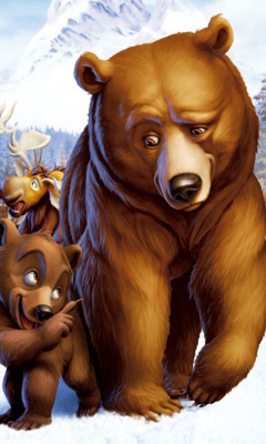 Обои Brother Bear Cartoon 240x400