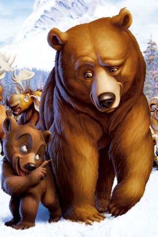 Обои Brother Bear Cartoon 320x480