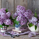 Das Lilac Bouquet Wallpaper 128x128