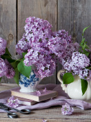 Sfondi Lilac Bouquet 132x176