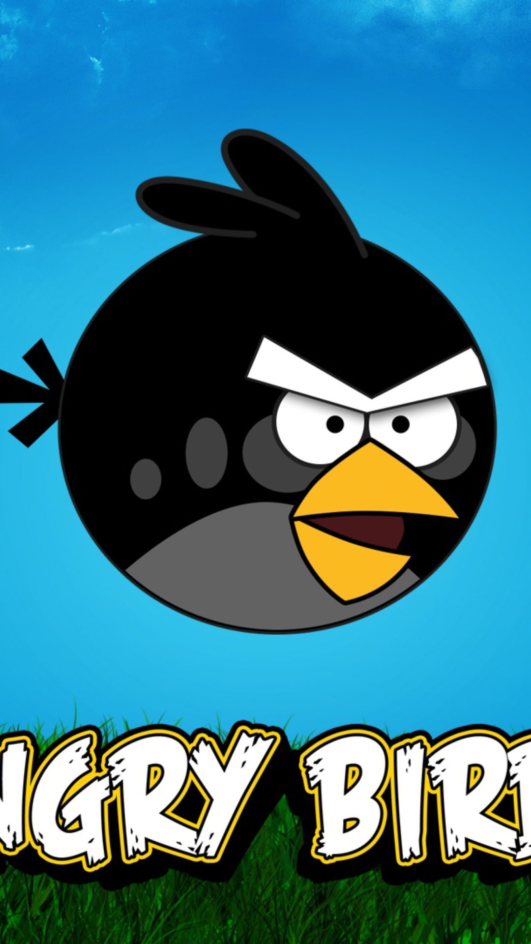 Fondo de pantalla Angry Birds Black 1080x1920