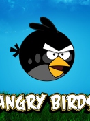 Sfondi Angry Birds Black 132x176