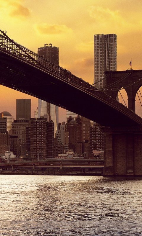 Fondo de pantalla Brooklyn Bridge 480x800