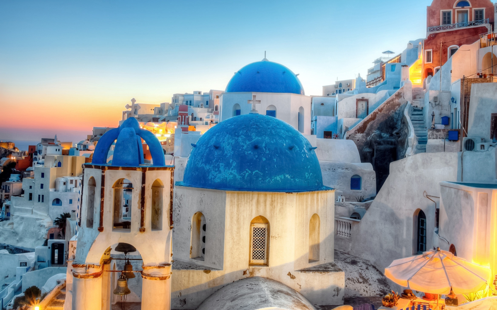 Fondo de pantalla Greece, Santorini 1680x1050