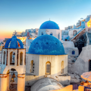 Greece, Santorini sfondi gratuiti per HP TouchPad
