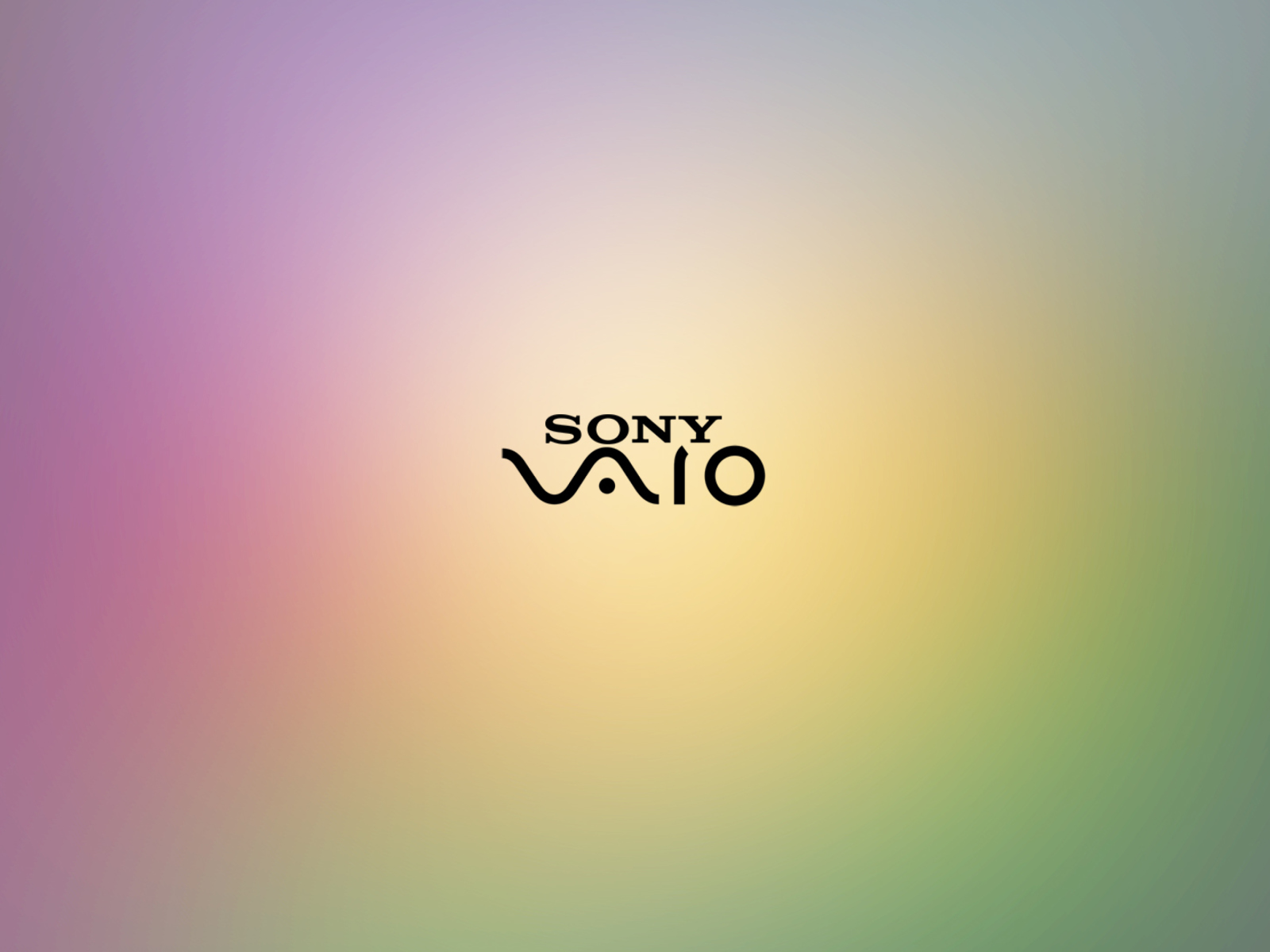 Screenshot №1 pro téma Sony Vaio Logo Purple 1600x1200