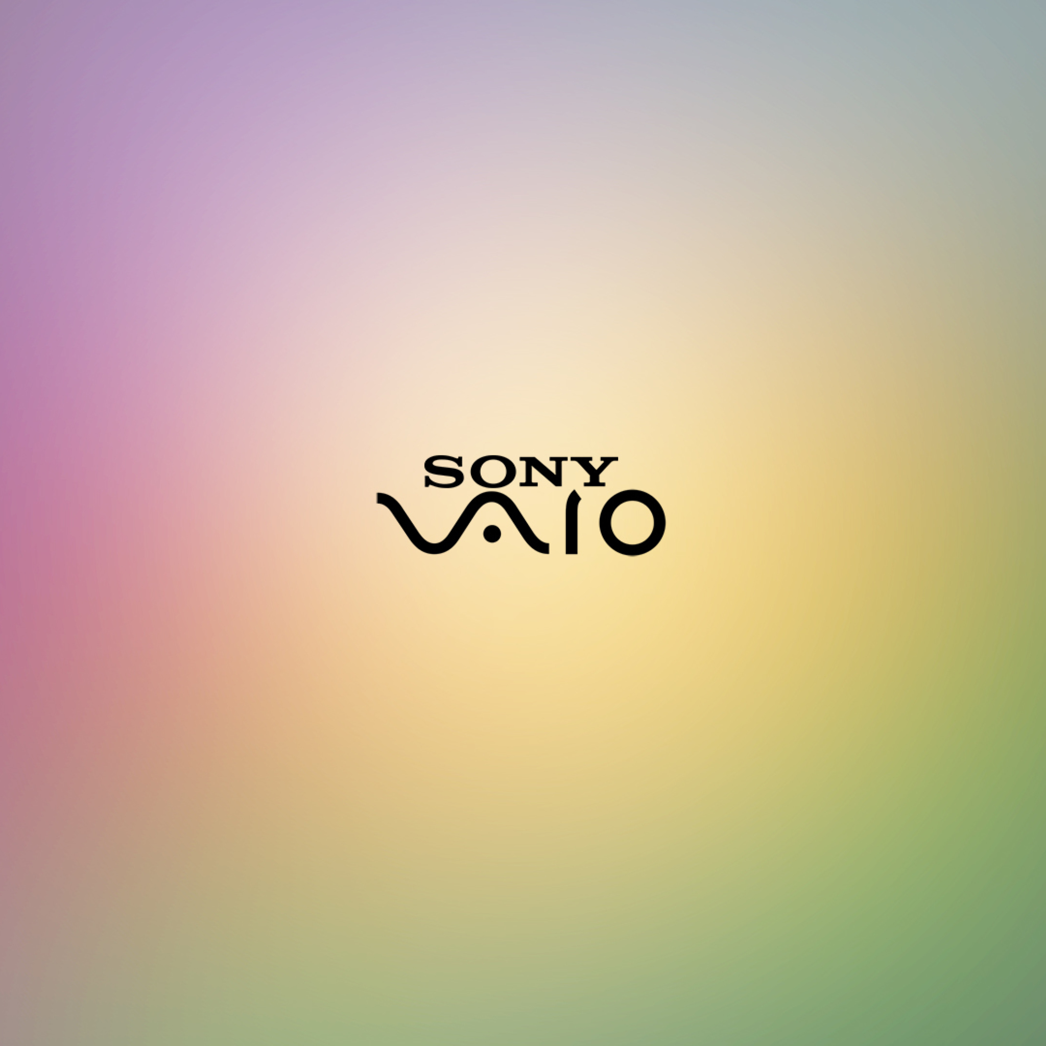 Das Sony Vaio Logo Purple Wallpaper 2048x2048