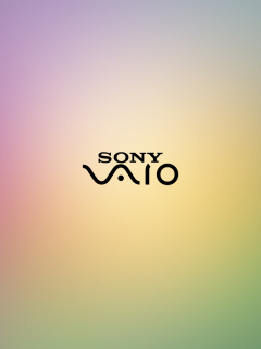 Sony Vaio Logo Purple wallpaper 240x320