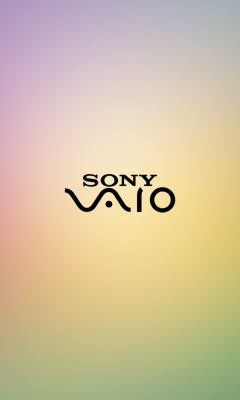 Screenshot №1 pro téma Sony Vaio Logo Purple 240x400