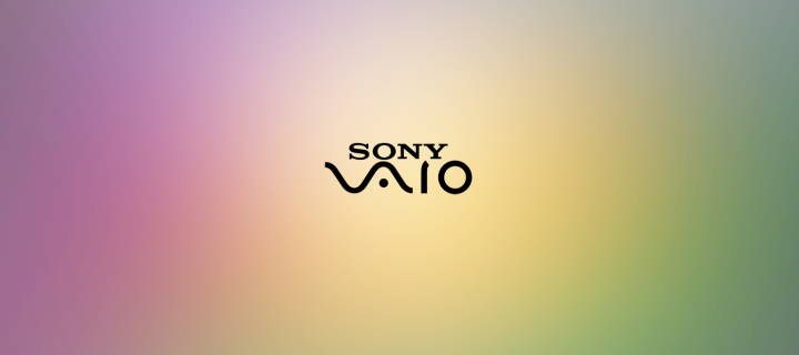 Das Sony Vaio Logo Purple Wallpaper 720x320