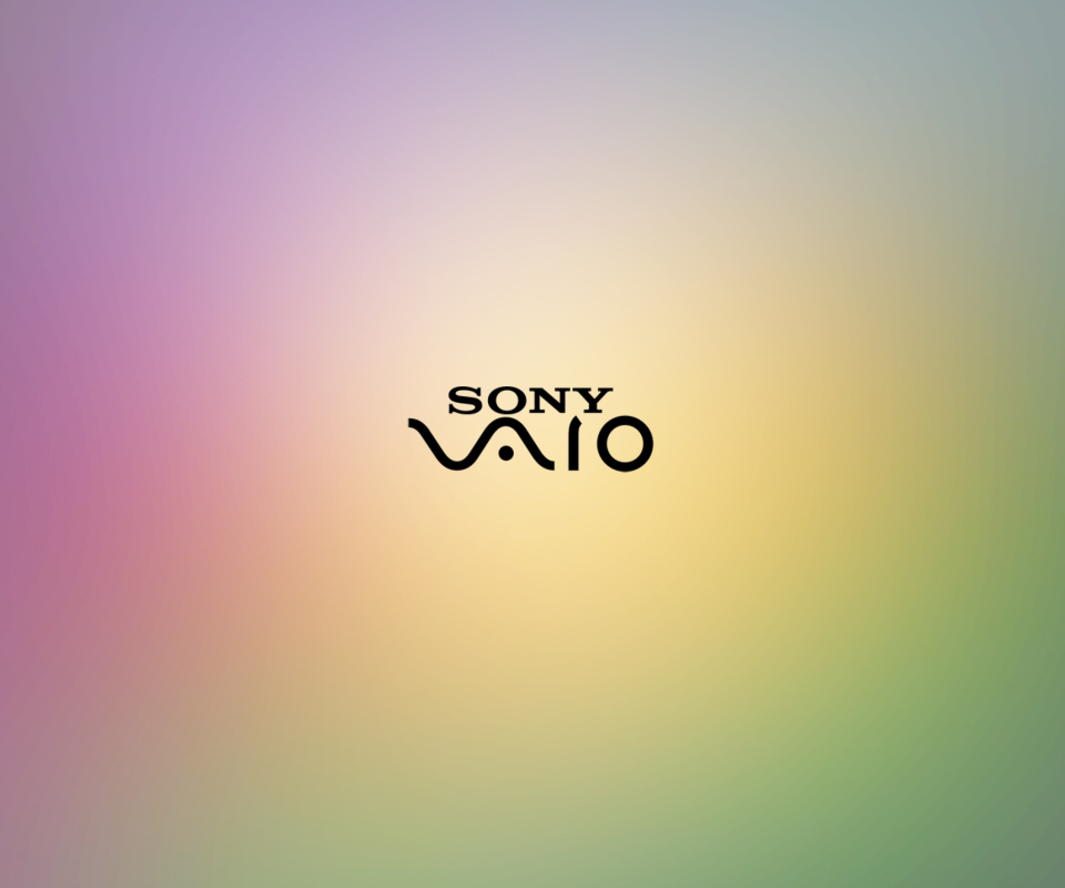 Das Sony Vaio Logo Purple Wallpaper 960x800