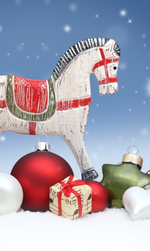 2014 Horse Year wallpaper 480x800