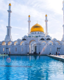 Mosque in Astana wallpaper 128x160