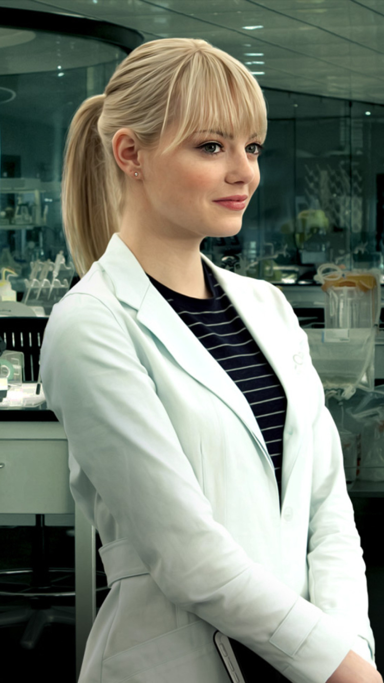 Screenshot №1 pro téma Emma Stone As Gwen Stacy 750x1334