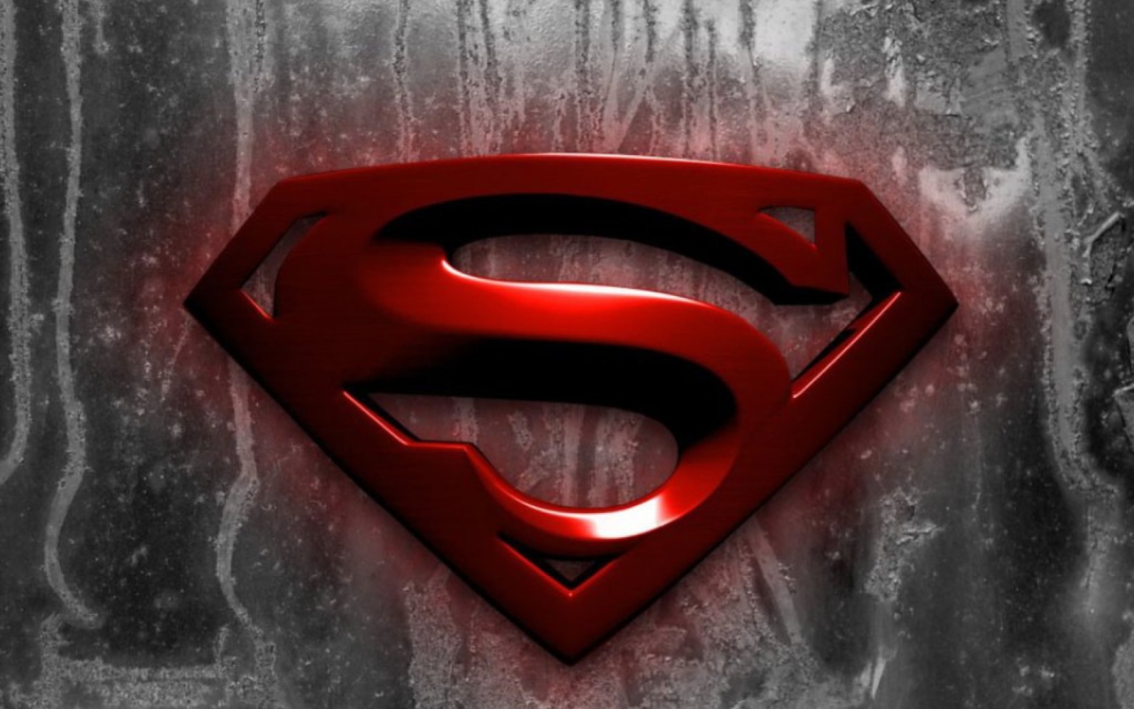 Das Superman Logo Wallpaper 1280x800