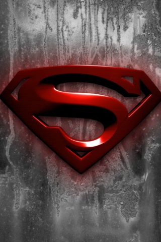 Fondo de pantalla Superman Logo 320x480