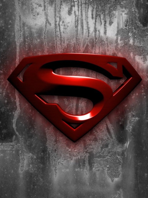 Superman Logo wallpaper 480x640