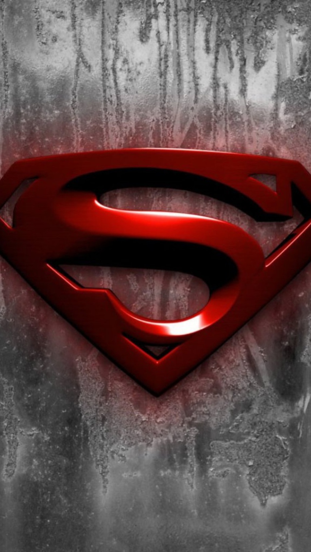 Superman Logo wallpaper 640x1136