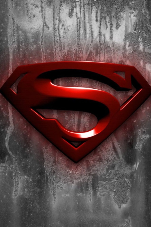 Superman Logo wallpaper 640x960