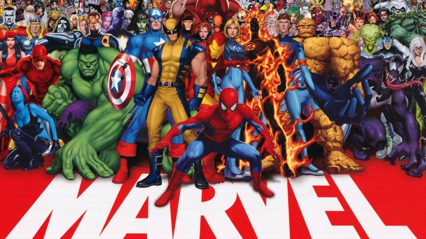 Das Marvel Wallpaper 1366x768