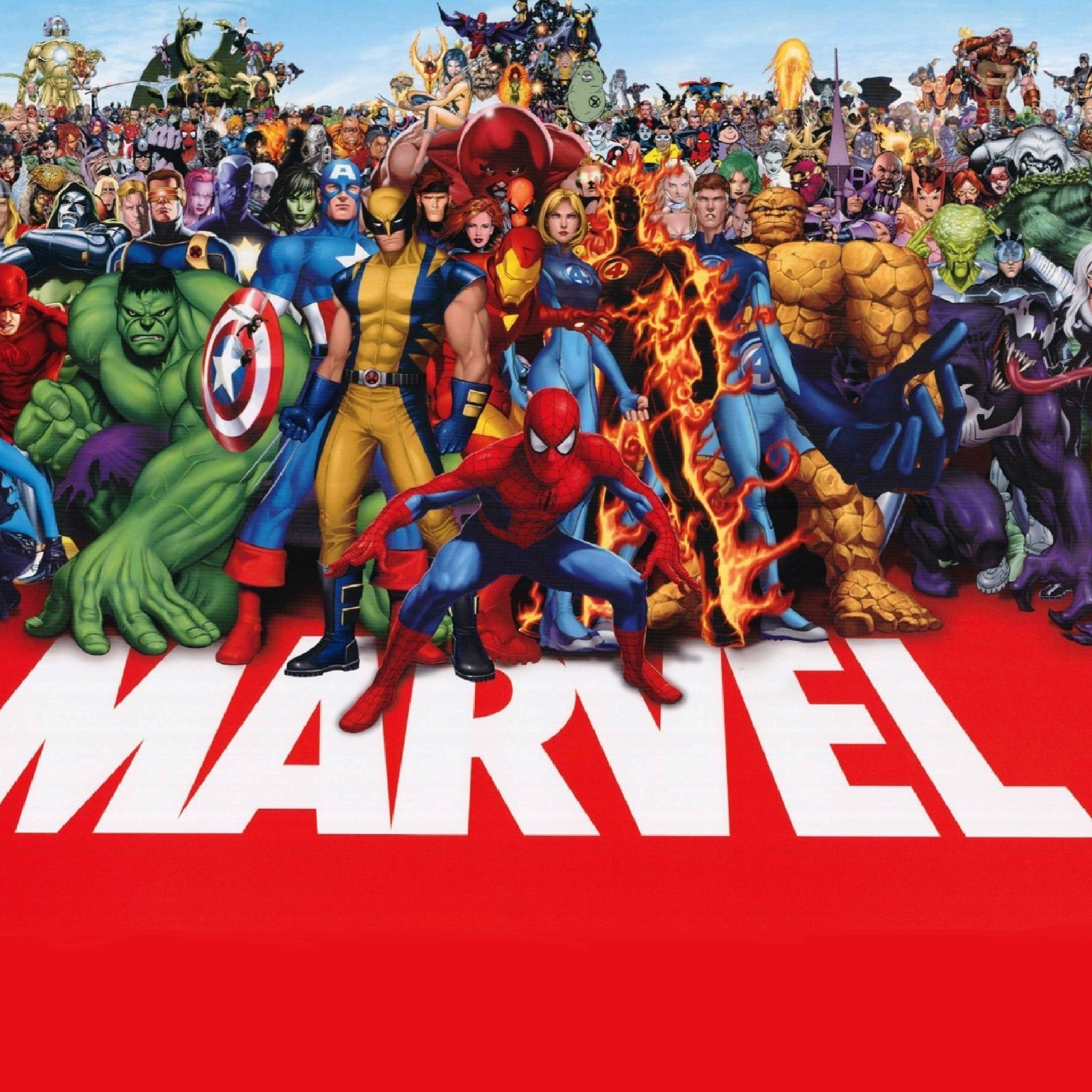 Das Marvel Wallpaper 2048x2048