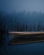 Boat in Night screenshot #1 176x220