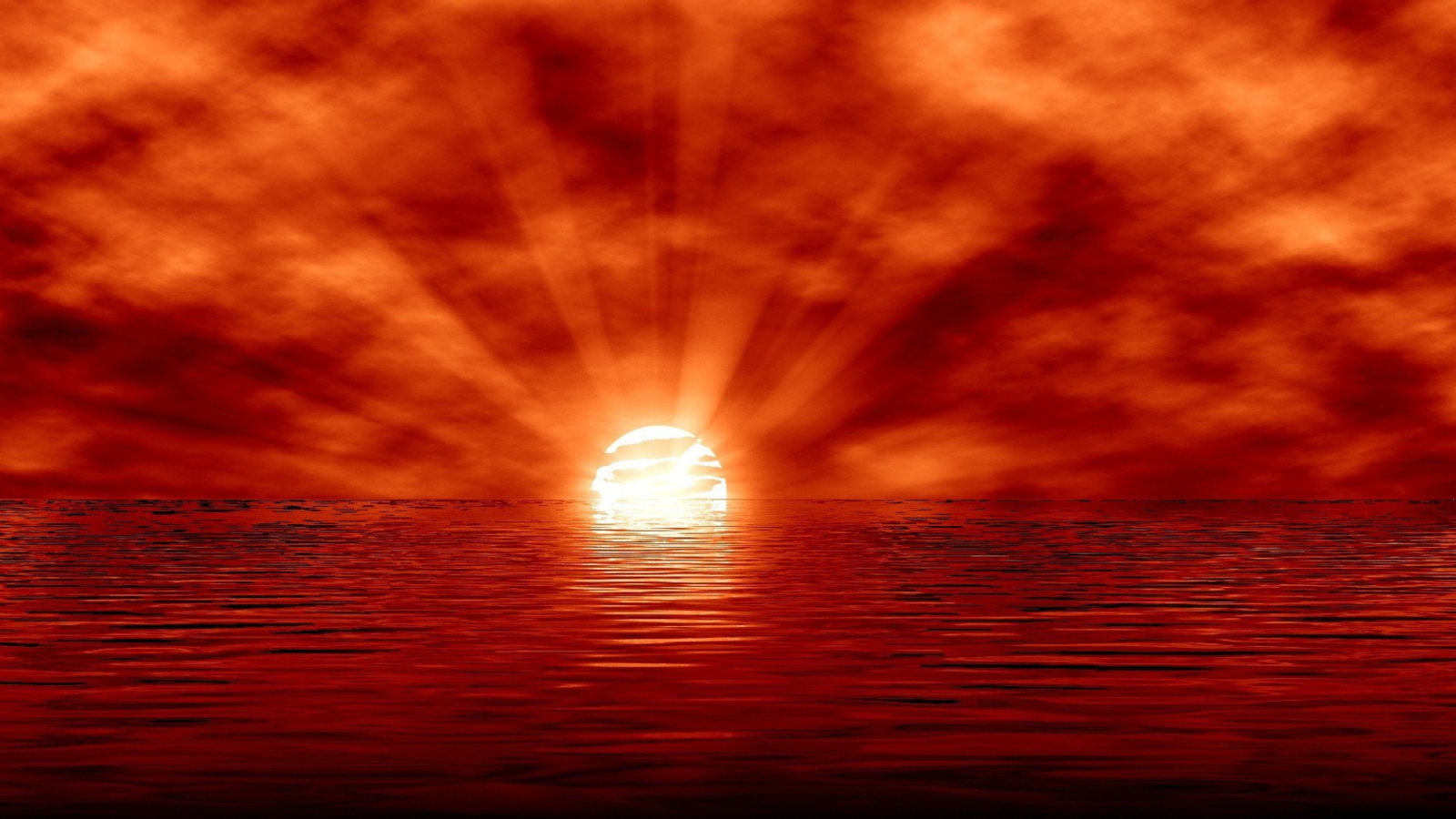 Screenshot №1 pro téma Red Sunset 1600x900