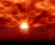 Sfondi Red Sunset 176x144