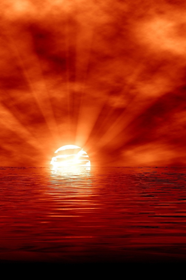Red Sunset screenshot #1 640x960