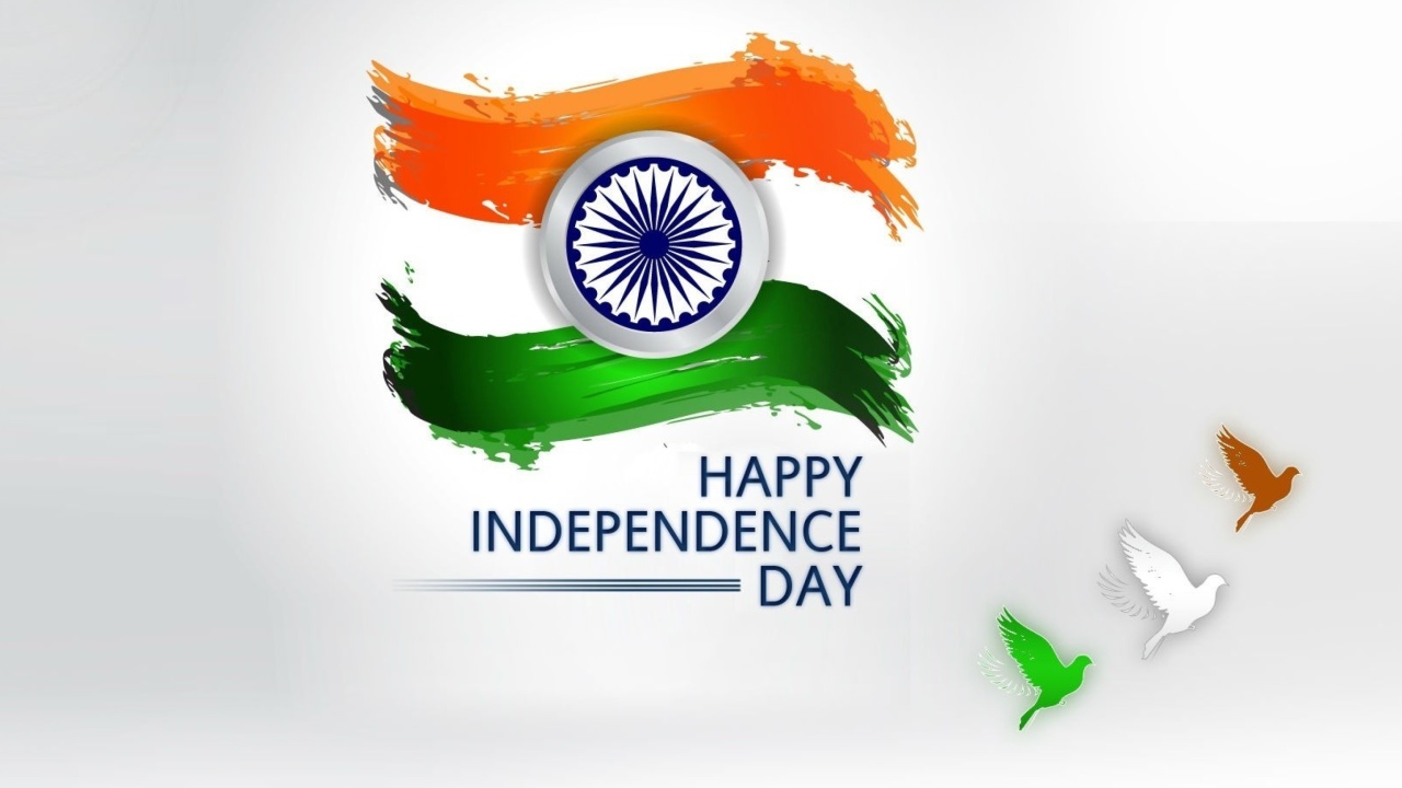 Обои Independence Day India 1280x720