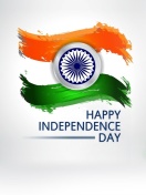 Screenshot №1 pro téma Independence Day India 132x176
