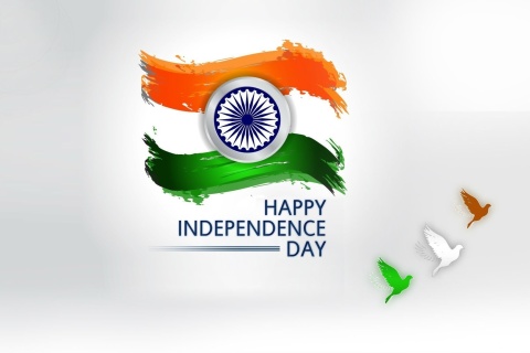Das Independence Day India Wallpaper 480x320