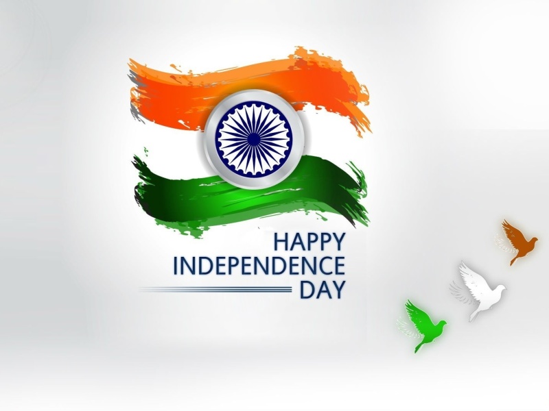 Sfondi Independence Day India 800x600