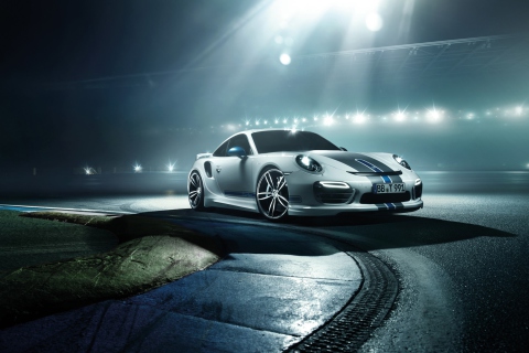 Fondo de pantalla 2014 Porsche 911 Turbo 480x320