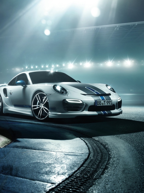 Sfondi 2014 Porsche 911 Turbo 480x640