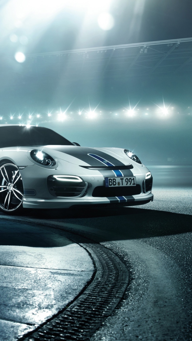 Das 2014 Porsche 911 Turbo Wallpaper 640x1136