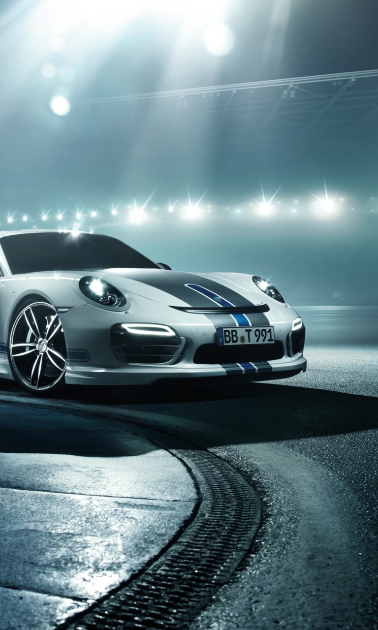 Fondo de pantalla 2014 Porsche 911 Turbo 768x1280