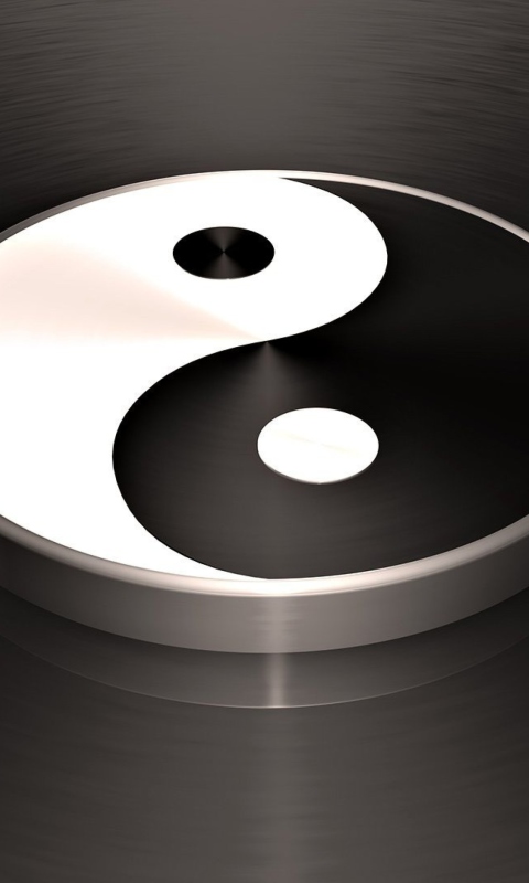 Das Ying And Yang Wallpaper 480x800