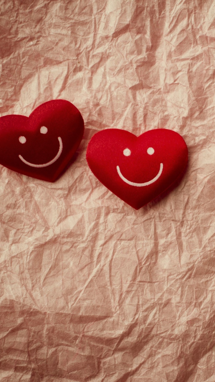 Smiling Hearts wallpaper 750x1334