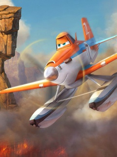 Обои Planes Fire and Rescue 2014 240x320