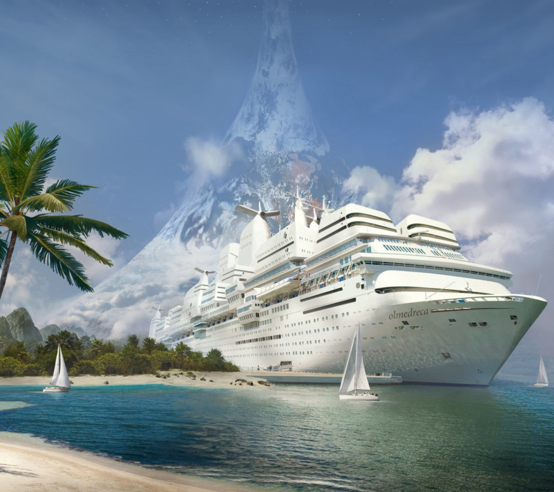 Das Cruise Ship Wallpaper 1080x960