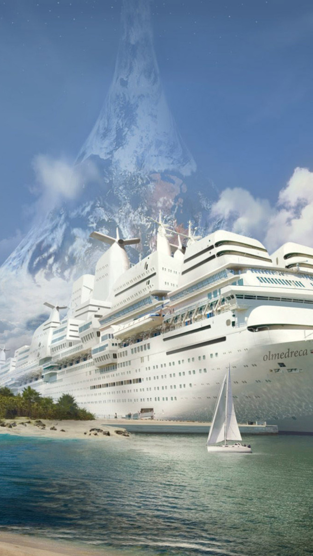 Cruise Ship wallpaper 640x1136