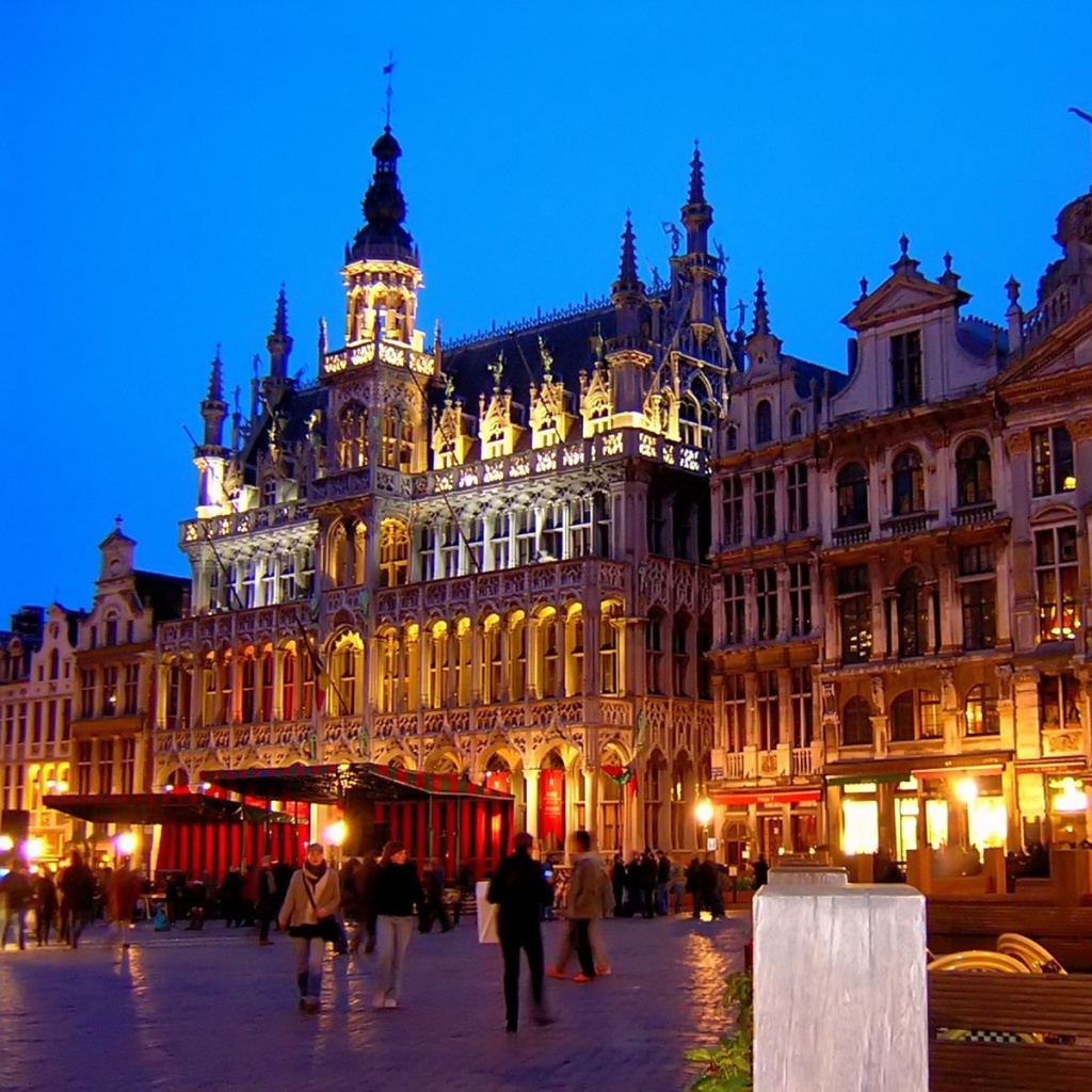 Обои La Grand Place Brussels 1024x1024