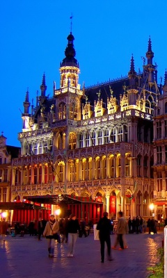 Обои La Grand Place Brussels 240x400