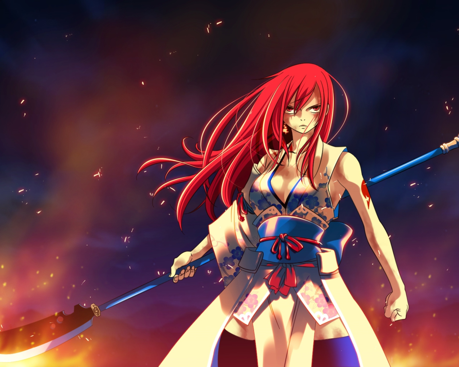 Fairy Tail - Erza Scarlet wallpaper 1600x1280